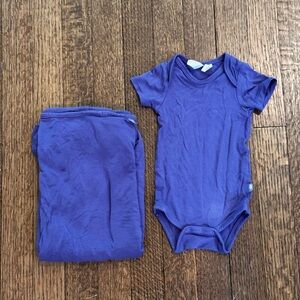 Kyte Baby bodysuit 0-3 months and swaddle